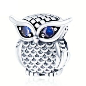 Silver Owl Charm Silver Bird Charm