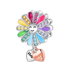 Silver Flower Charms