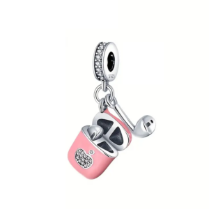 Headphone Silver Charm Bead