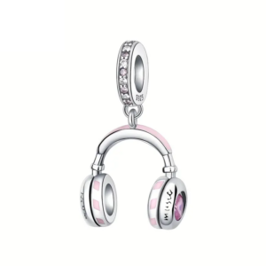 Silver Headphone Charms