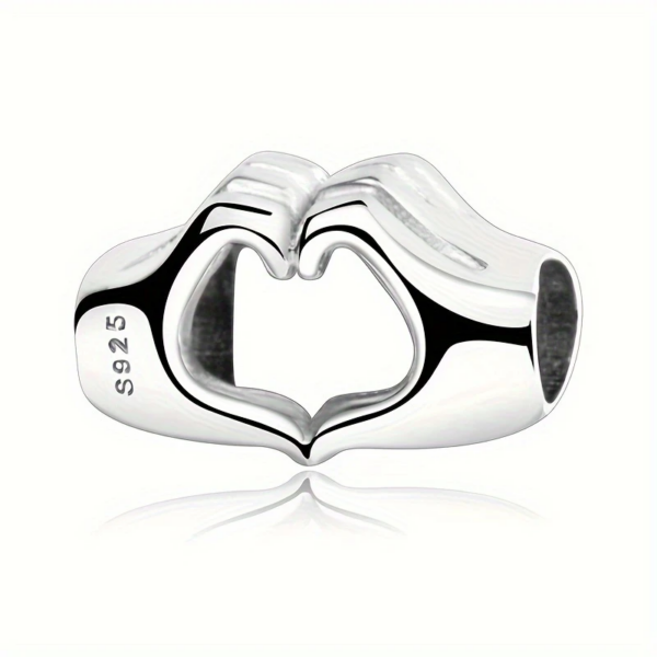 HEART 0005 925 Silver Heart Ornate - Image 3